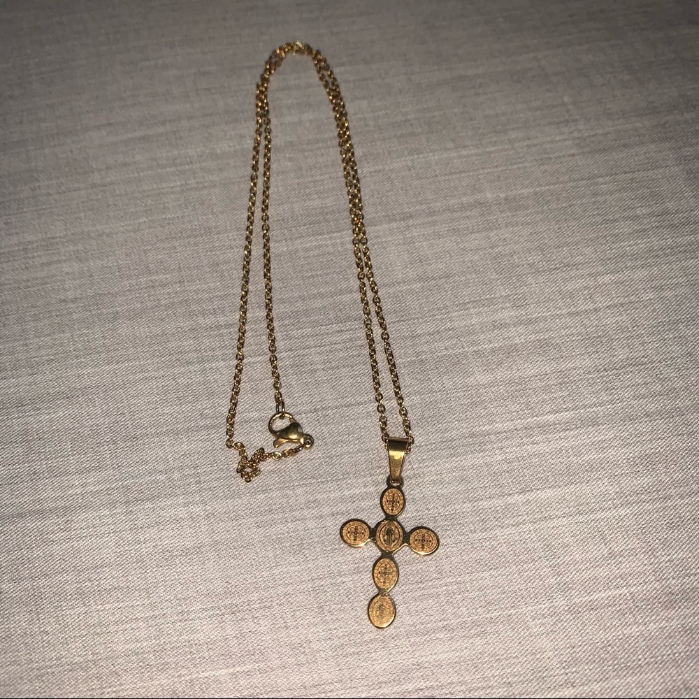 Gold Cross Necklace